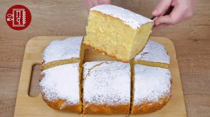 Горячий МОЛОЧНИЙ ПИРОГ! Быстрое БИСКВИТНОЕ ТЕСТО