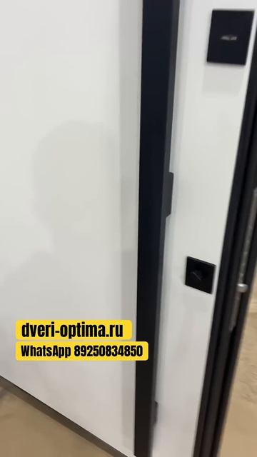 Уличная дверь Термо с механической бугельной ручкой. #дверимосква #ремонтдверей #дизайн