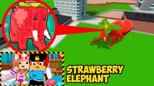 МОЙ ДРОН СНЯЛ STRAWBERRY ELEPHANT в Реальной Жизни в МАЙНКРАФТ ДЕВУШКА ВИДЕО MINECRAFT Евгенбро