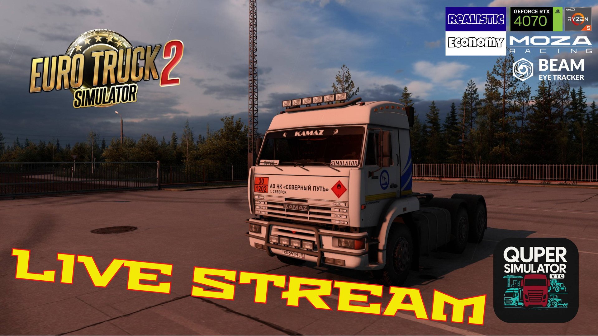 ETS2 1.56 | HEXMAP - Российский север смотреть онлайн