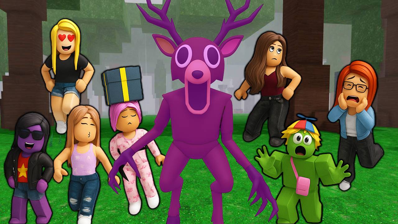 99 НОЧЕЙ В ЛЕСУ НО ТОЛЬКО ДЕВОЧКИ В РОБЛОКС! смотреть онлайн