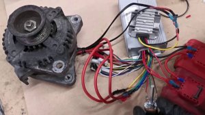 Бесщеточный двигатель из автомобильного генератора
