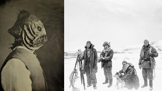 К полярникам из расщелины вышли странные существа. 1960 год. смотреть онлайн