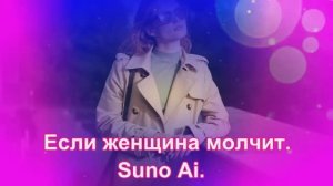 Если женщина молчит, это вам сигнал_Suno Ai.