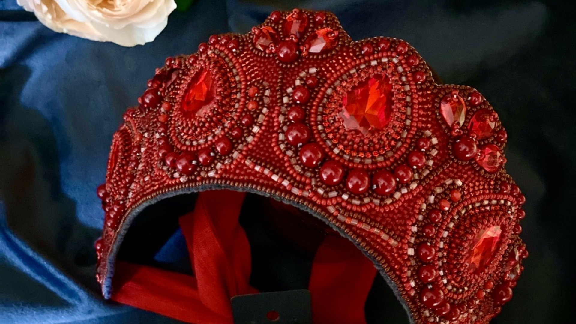 Кокошник в работе