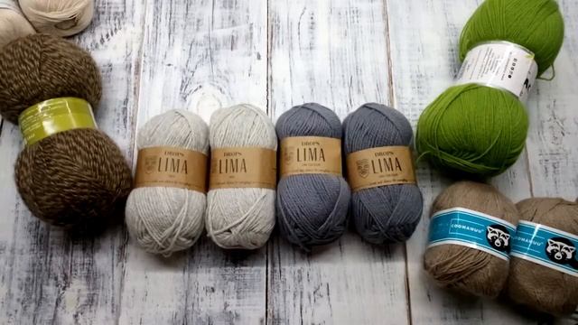 Пополнение запасов пряжи. Пух норки. DROPS LIMA.