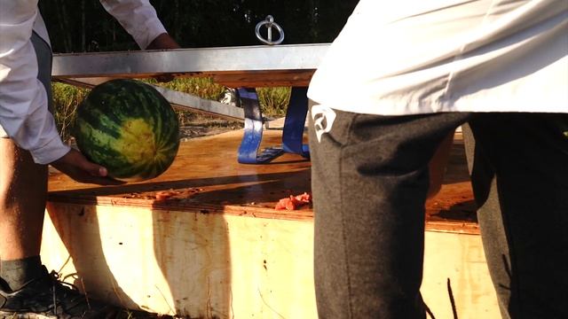 ТРЁХМЕТРОВАЯ МЫШЕЛОВКА VS АРБУЗЫ смотреть онлайн