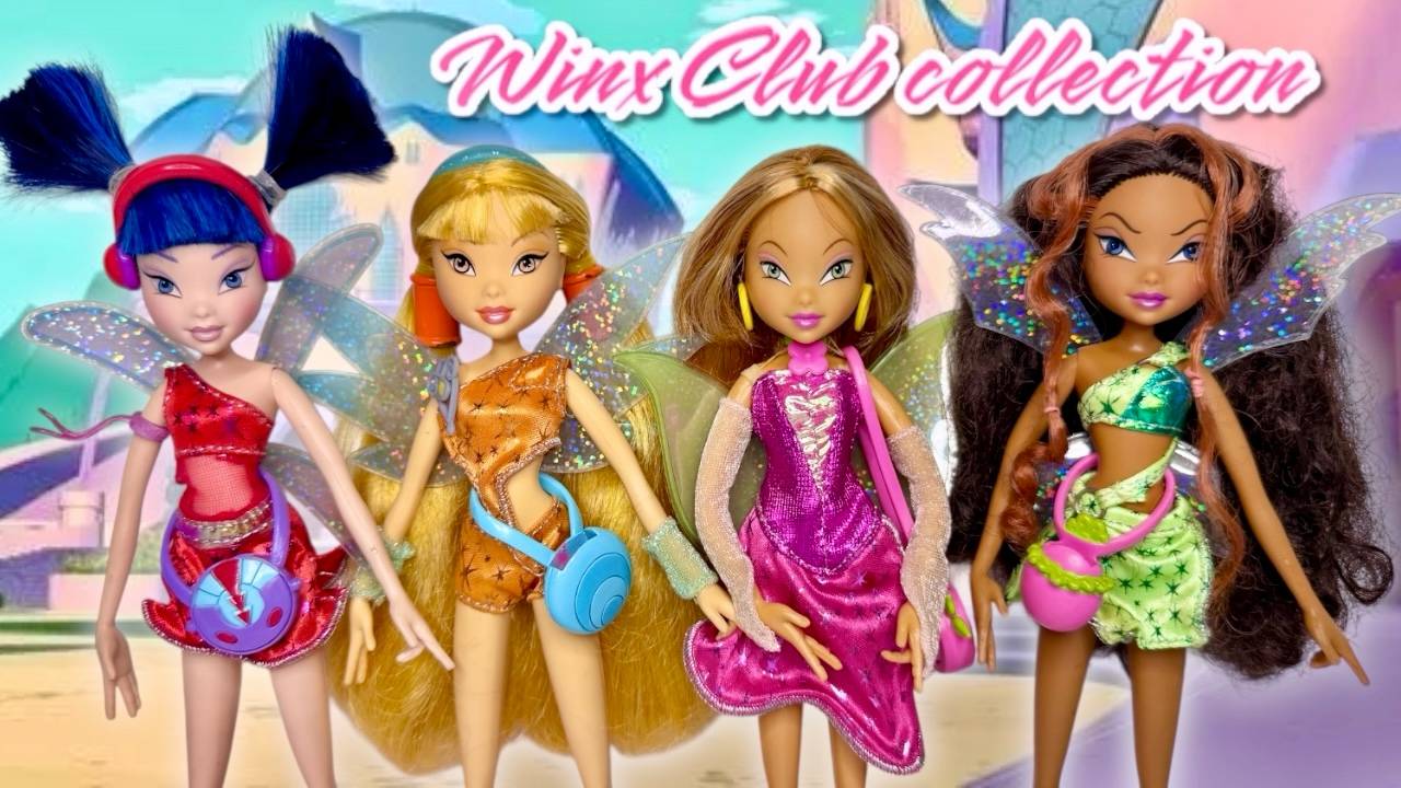 Распаковка посылок Винкс - много кукол Mattel