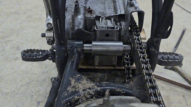 Установка двигателя ИЖ Планета 5 на ИЖ К16!