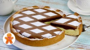 Двухцветный пирог - торт ✧ Красивый и очень вкусный