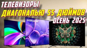 ТЕЛЕВИЗОРЫ ДИАГОНАЛЬЮ 55 ДЮЙМОВ 2025