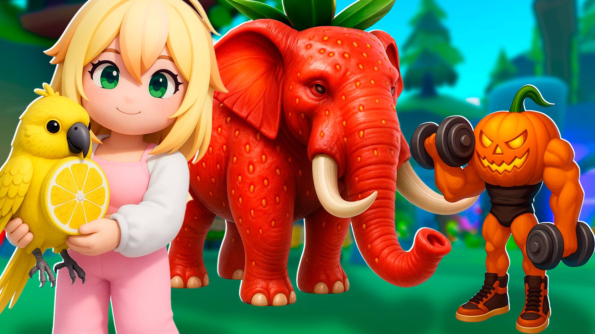 ХЭЛЛОУИН и НОВЫЙ МИР Strawberry / Клубничные Брейнроты в Brainrot Evolution Роблокс ! смотреть онлайн