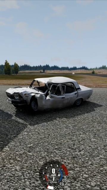 BeamngDrive АВТОВАЗ испытание кузова смотреть онлайн