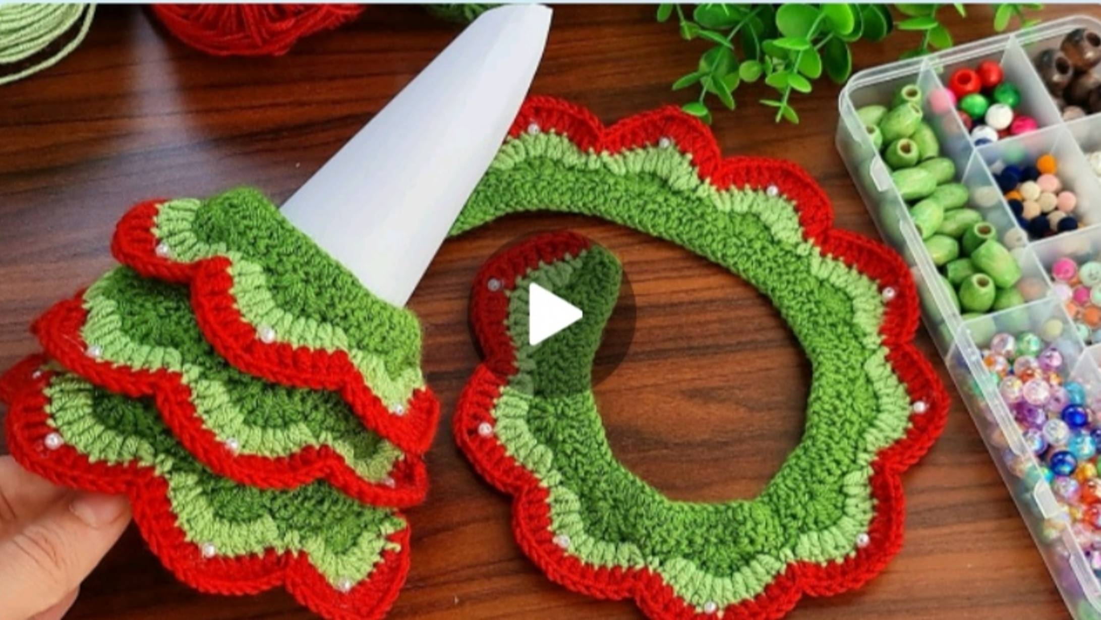 Ёлочка крючком🎄🎄🎄 Мастер класс #вязаниекрючком #все_в_жизни_связано #всевжизнисвязано смотреть онлайн