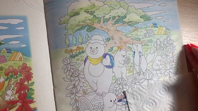 Хобби влог. Раскрашиваю иллюстрацию в раскраске Летним днем в Корее. смотреть онлайн