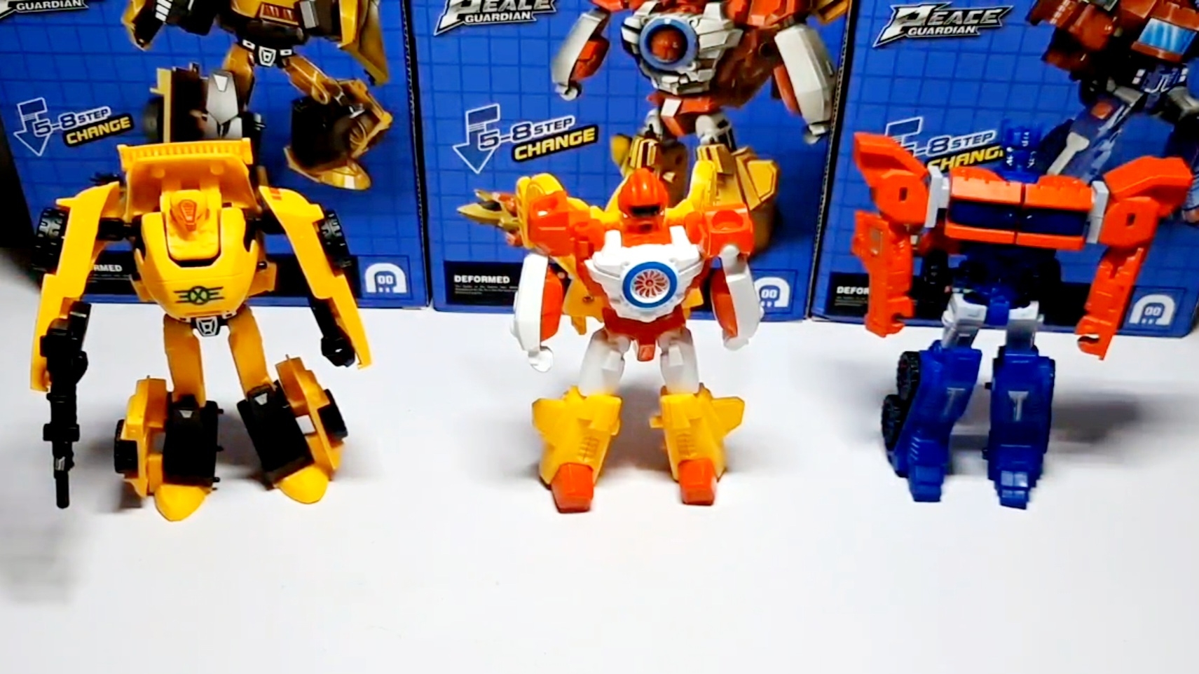 Тоботы мини в Маяке за 300₽. Роботы трансформеры JIA BANG DEFORMATION warrior series. Распаковка