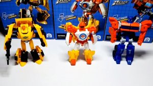 Тоботы мини в Маяке за 300₽. Роботы трансформеры JIA BANG DEFORMATION warrior series. Распаковка