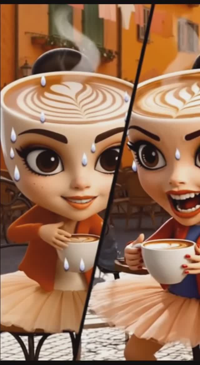 Ballerina Cappuccina пьёт самый лучший Капучино!