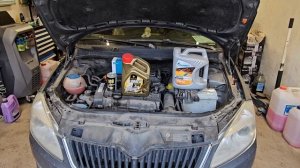 ✅️ Skoda Fabia 1.4 2012 133100км: промывка масляной системы
