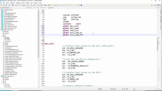 Section 10- Developing the Analog to Digital Conversion (ADC) Driver, Lecture 82- Programming - Tes смотреть онлайн