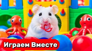 УМНЫХ ХОМЯК И ОПАСНЫЕ ЛАБИРИНТЫ С МОНСТРАМИ 🐹 ВИДЕО ПРО ХОМЯКА ДЛЯ ДЕТЕЙ
