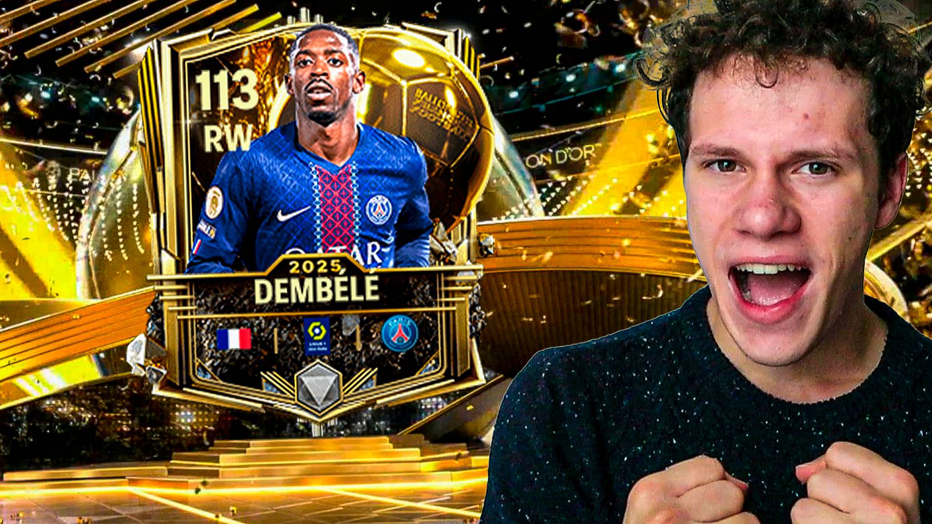 МНЕ ПОВЕЗЛО!!! Я ПОЙМАЛ ЕГО!!! 113 OVR В СОСТАВЕ в FC MOBILE 26! смотреть онлайн