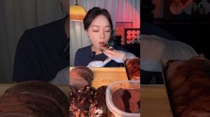 шоколадные десерты асмр