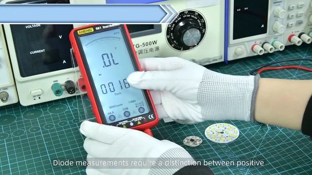 ANENG 681 Профессиональный цифровой перезаряжаемый мультиметр. смотреть онлайн