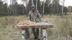Строю песчаный галечник для тетеревов. Биотехния боровой птицы.