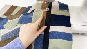 Что можно сделать из остатков джинсов. Шитье для начинающих.