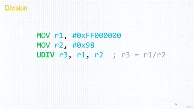 Section 6- Arithmetic and Logic Instructions, Lecture 49- Overview of the Division Instruction смотреть онлайн