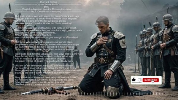 Rudyard Kipling"Hymn Before Battle "1929