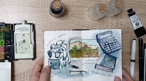 Заменила акварель в коробочке и впечатления о новых блокнотах.