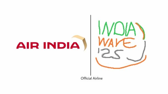 Air India - Official Airline of the Indiawave'25