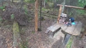 ЖИВУ ОДИН В ЛЕСНОЙ ИЗБЕ. ПОЙМАЛ ПРИГОТОВИЛ И СЪЕЛ. СТРОЙКА ПРОДОЛЖАЕТСЯ