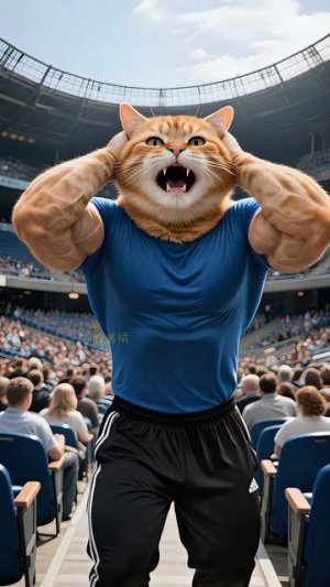 Кошачий папа становится супер-сайянским котом?！