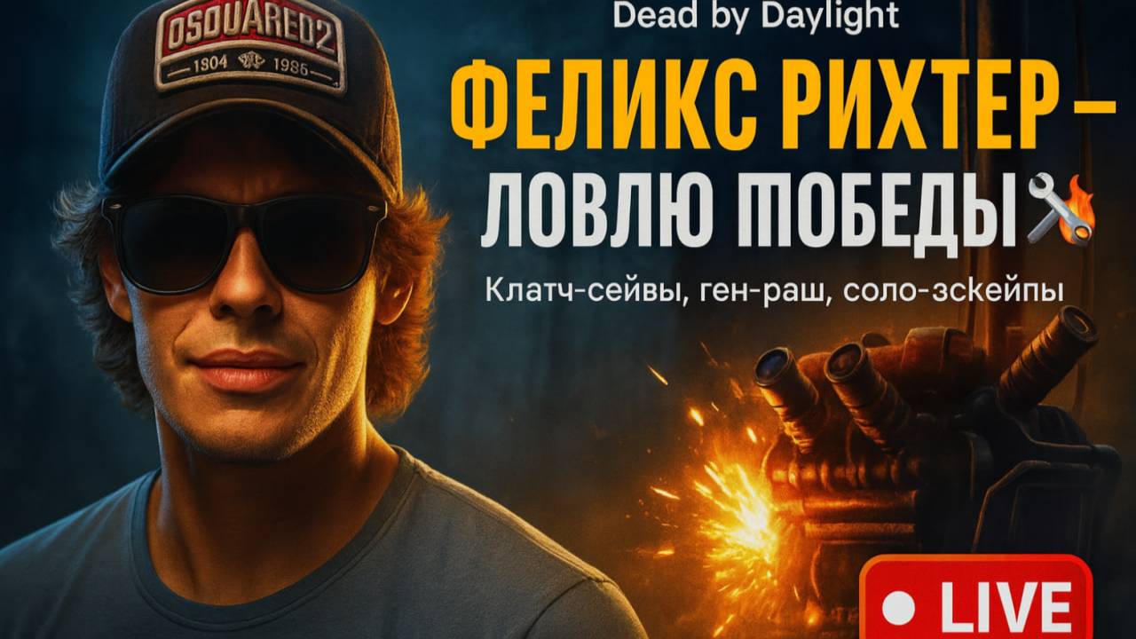 Dead By Daylight 🔥 Феликс Рихтер — стрим | клатч-спасения, ген-раш и соло-выживание