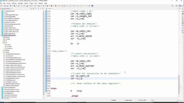 Section 10- Developing the Analog to Digital Conversion (ADC) Driver, Lecture 81- Programming- Impl смотреть онлайн