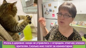 Никак не управлюсь с огородом,  почему я необразованная, сколько мне платят за ваши комментарии