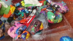 обзор на мои поделки из пластилина.