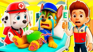 ГОНЩИК СИЛЬНО БОЛЕН! РАЙДЕР СТАЛ ВРАЧОМ в МАЙНКРАФТ ЩЕНЯЧИЙ ПАТРУЛЬ МУЛЬТИК