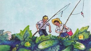 Читаем детские рассказы советских писателей. Н. Носов "Огурцы"