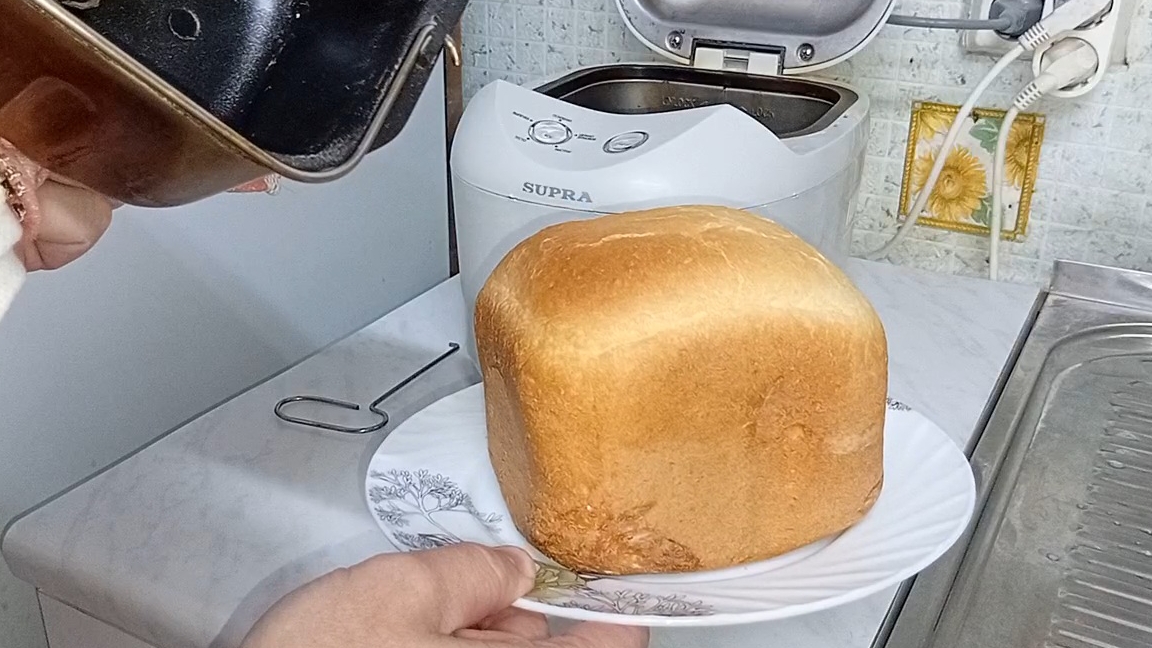 Домашний хлеб в хлебопечке / Рецепт хлеба в хлебопечке / Как испечь хлеб в хлебопечке смотреть онлайн