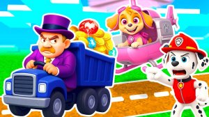 МЭР ХАМДИНГЕР УКРАЛ СОКРОВИЩА СКАЙ и МАРШАЛА ЩЕНЯЧИЙ ПАТРУЛЬ В МАЙНКРАФТ МУЛЬТИК PAW PATROL