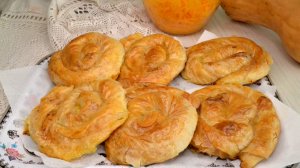 Плацинды в духовке с тыквой