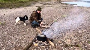 Рыбалка на хариуса. Отдых у костра. Поход по северной реке.