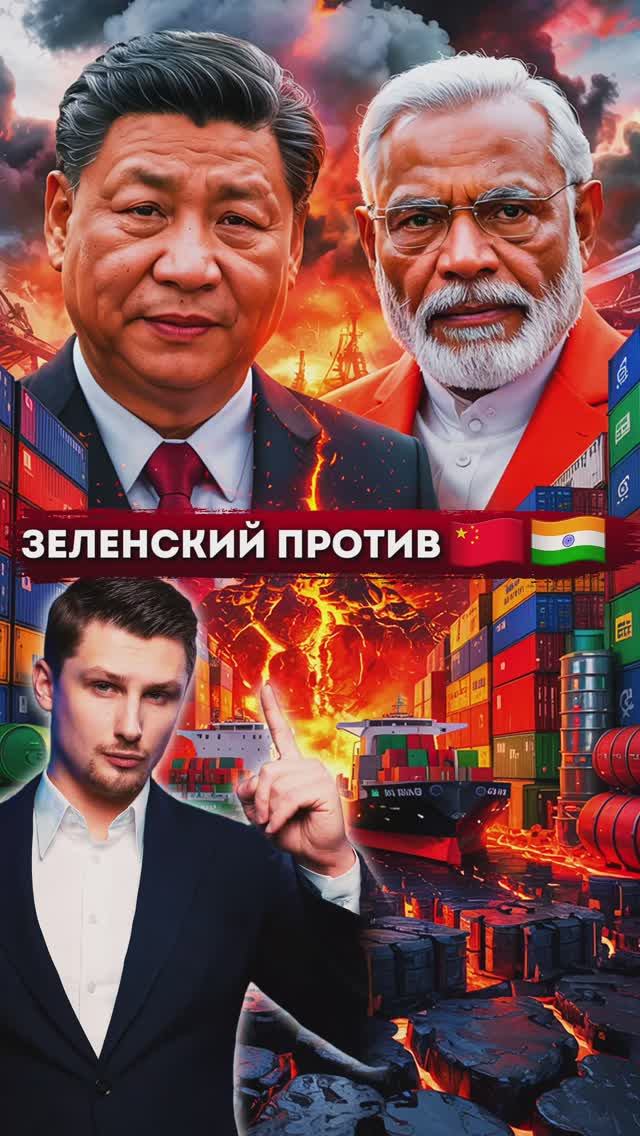 Зеленский против Китая и Индии. Трамп и Путин переговоры. Торговля с Россией. смотреть онлайн