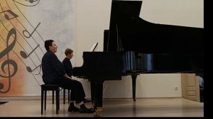 «Страсти по Баху», В. Коровицын. Фортепианный дуэт (Сереброва Н. И., Спиркина О. А.).