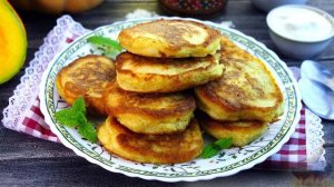 Действительно пышные. ТЫКВЕННЫЕ ОЛАДЬИ НА КЕФИРЕ