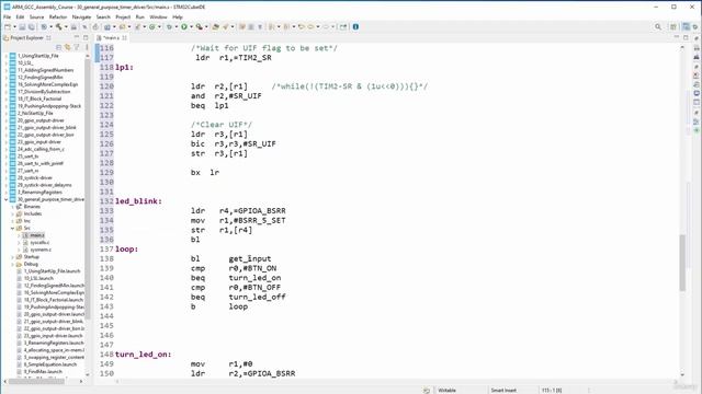Section 13- Developing the General Purpose Timer Driver, Lecture 97- Programming - Testing the Driv смотреть онлайн